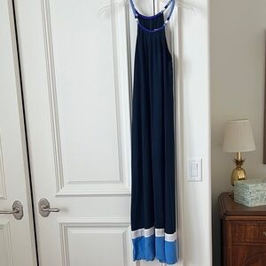 Baru long beaded neck dress